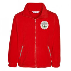 Fairmeadows Primary Red Fleece 2025 Logo