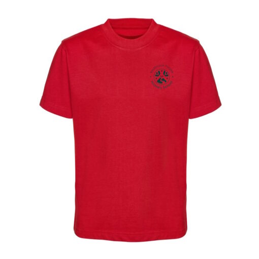 Redbrook Hayes Red PE T-Shirt