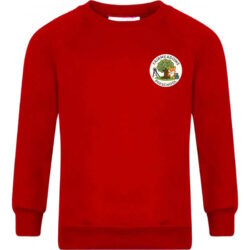 Fairmeadows Pre-School Red Sweatshirt 2025 Logo