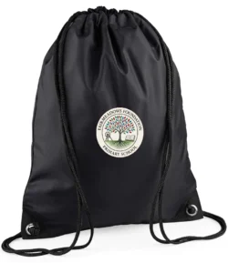 Fairmeadows Black PE Bag 2025 Logo