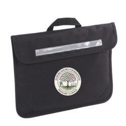 Fairmeadows Primary Black Book Bag 2025 Logo